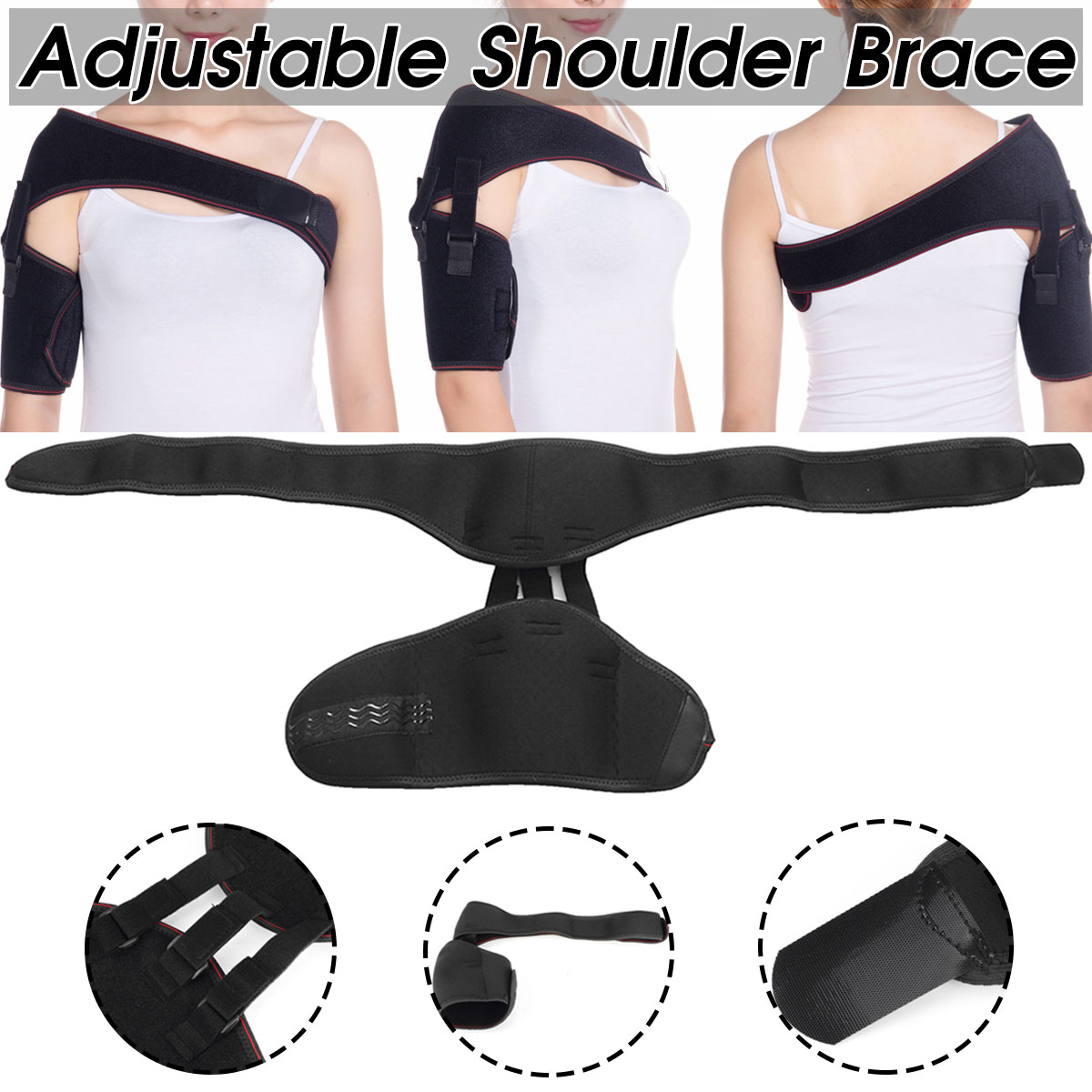 1Pcs-Adjustable-Shoulder-Support-Brace-Fixing-Strap-Protector-Sports-Training-Protective-Gear-1549844-1
