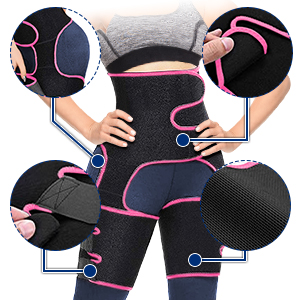 3-in-1-Waist-Thigh-Trimmer-Hip-Enhancer-Waist-Trainer-Back-Proection-Gear-for-Shaping-Body-Slimbing--1741996-2