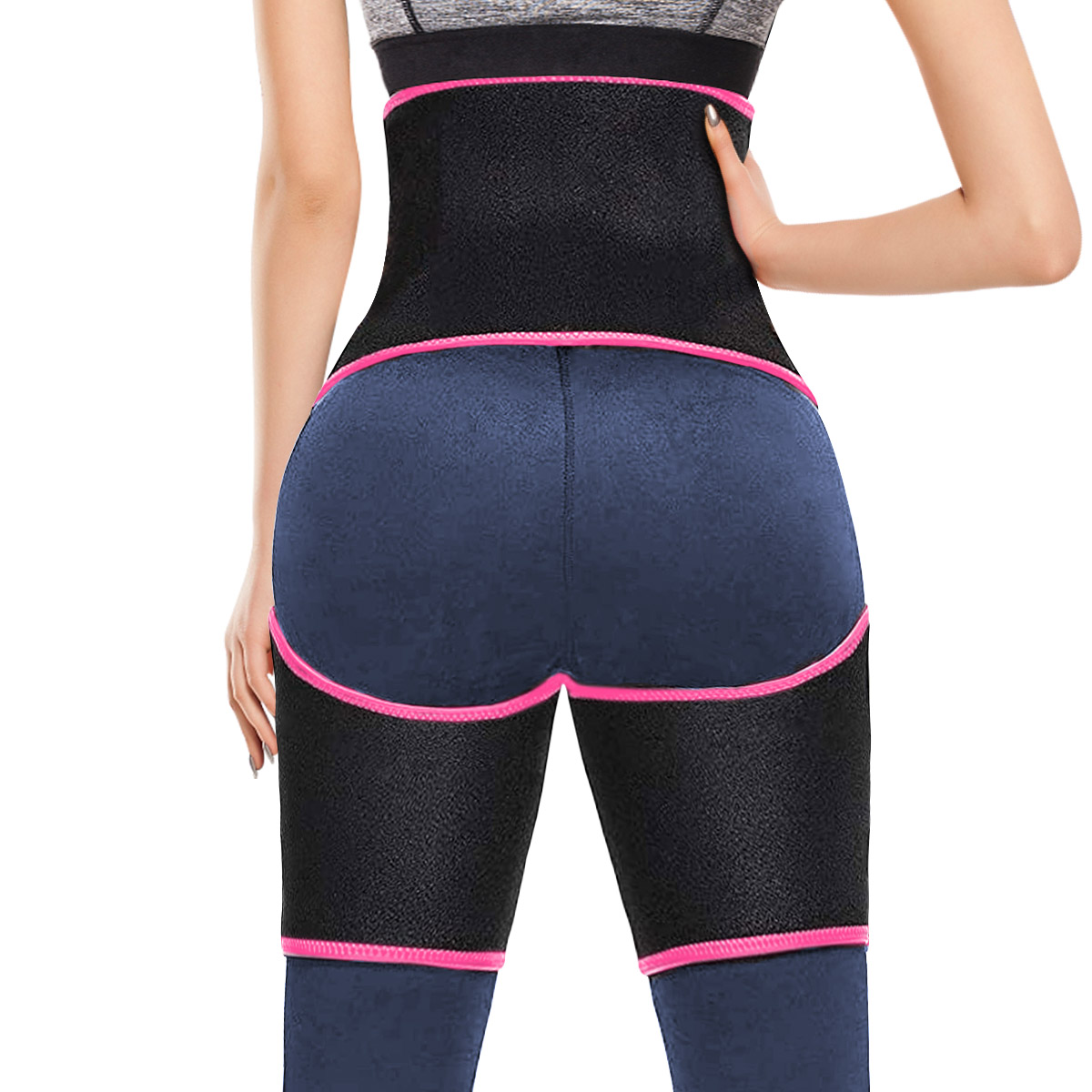 3-in-1-Waist-Thigh-Trimmer-Hip-Enhancer-Waist-Trainer-Back-Proection-Gear-for-Shaping-Body-Slimbing--1741996-4