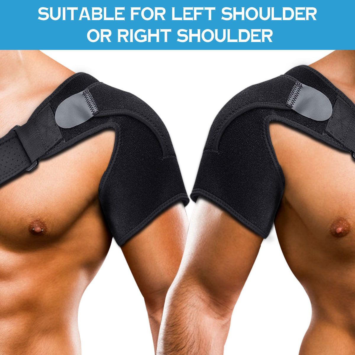 CHARMINER-Shoulder-Protector-Adjustable-Sports-Single-Shoulder-Support-Belt-Elasticity-for-Pain-Reli-1891324-5