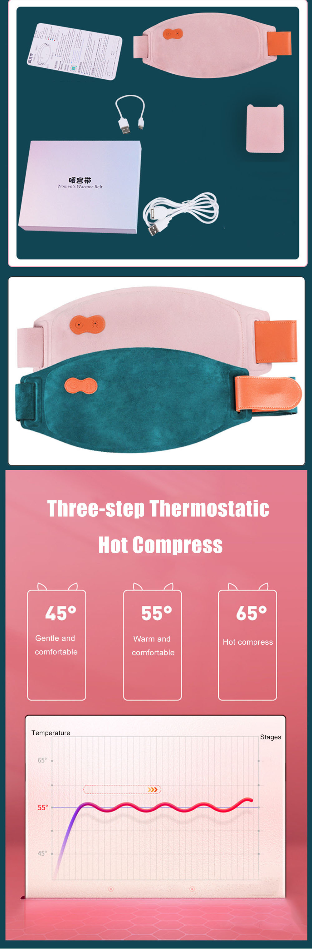 Graphene-Waist-Warming-Belt-APP-Bluetooth-Control-Electric-Heating-Waist-Belt-Intelligent-Temperatur-1907515-2