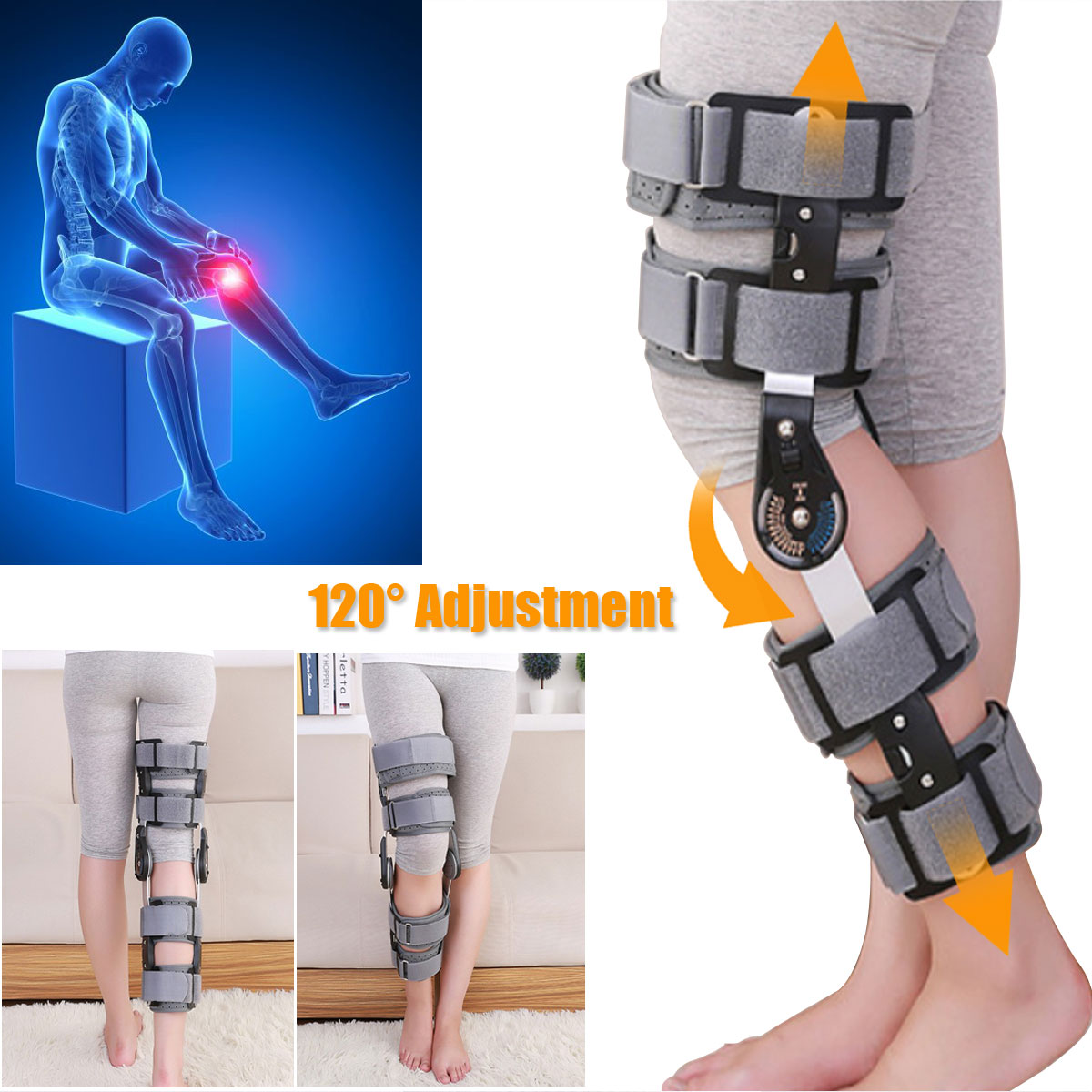 Inspired-Breg-Telescopic-Post-Op-ROM-Leg-Hinged-Knee-Pad--Brace-Adjustable-1613618-1