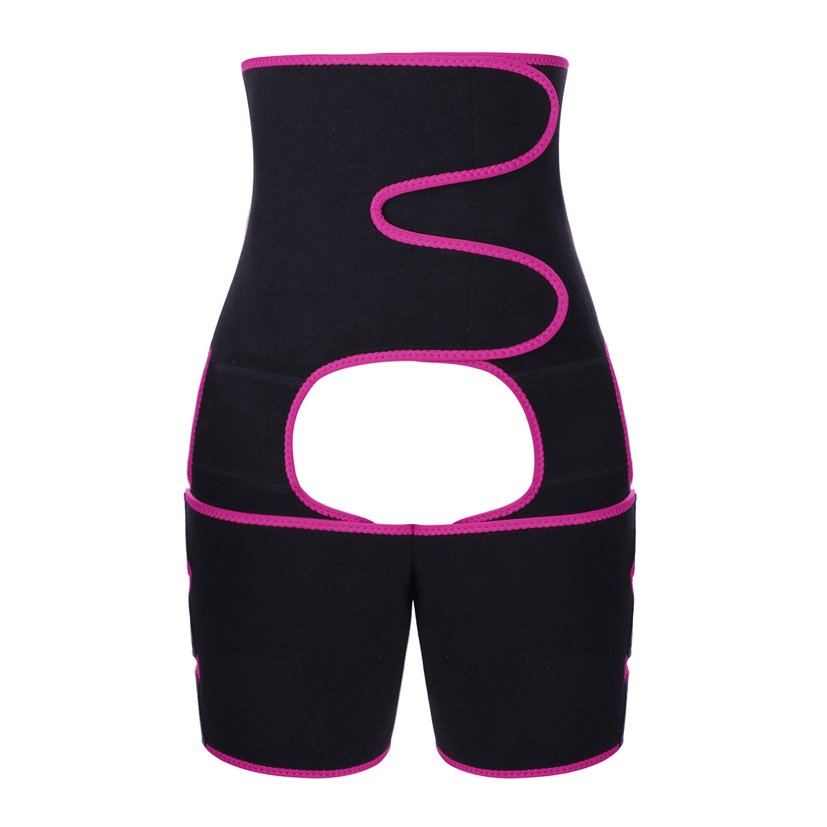 Neoprene-Thigh-Shaper-High-Waist-Body-Shaper-Slimmer-Wrap-Thermo-Trainer-Sport-Waist-Protective-Acce-1666105-2
