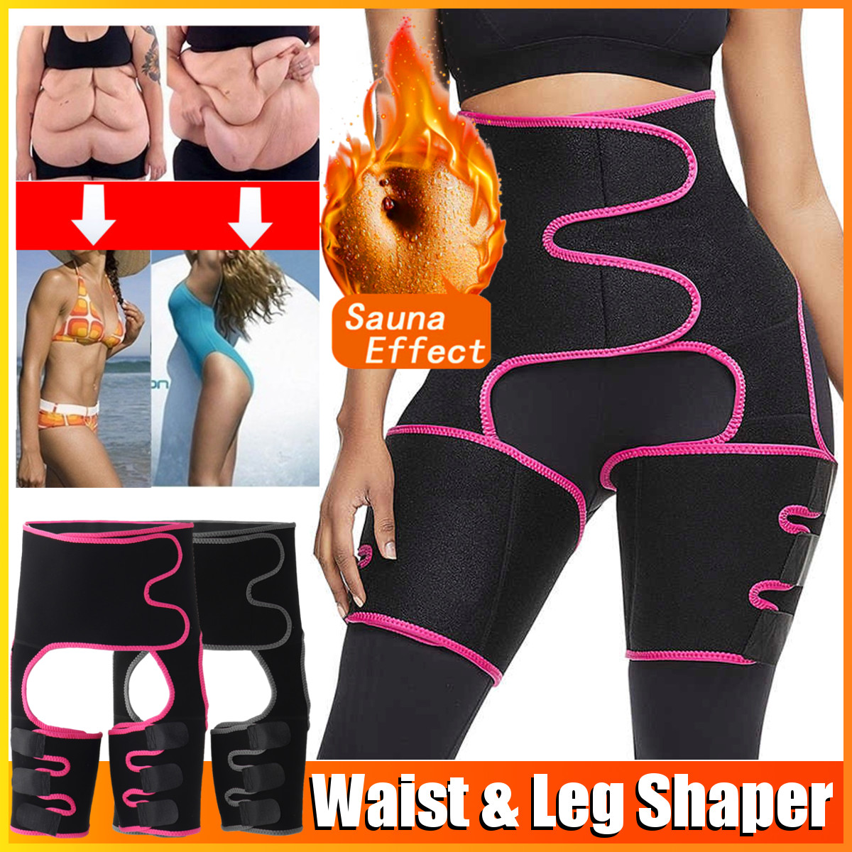 Women-Body-Shaper-High-Waist-Leg-Shaper-Slimming-Abdomen-Fat-Burner-Wrap-Yoga-Shapewear-Trainer-Spor-1697952-5