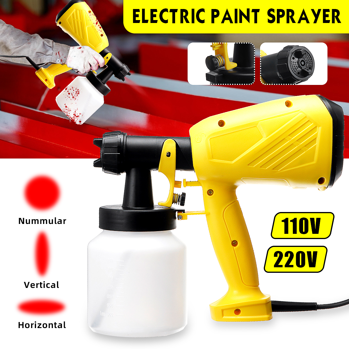 110V-220V-300ML-500W-Handheld-Electric-Painting-Airbrush-Paint-Airbrush-Sprayer-Craft-Painting-Tool-1692693-1
