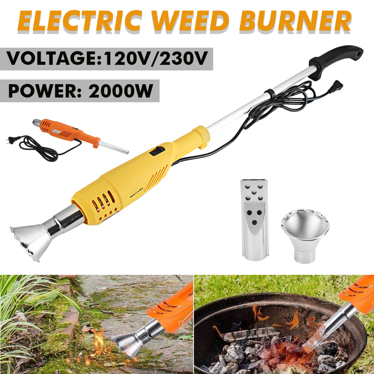 120V230V-2000W-Electric-Weed-Burner-Killer-Stick-Hot-Air-Guns-2-Nozzles-Lawn-Garden-Tool-1876707-2