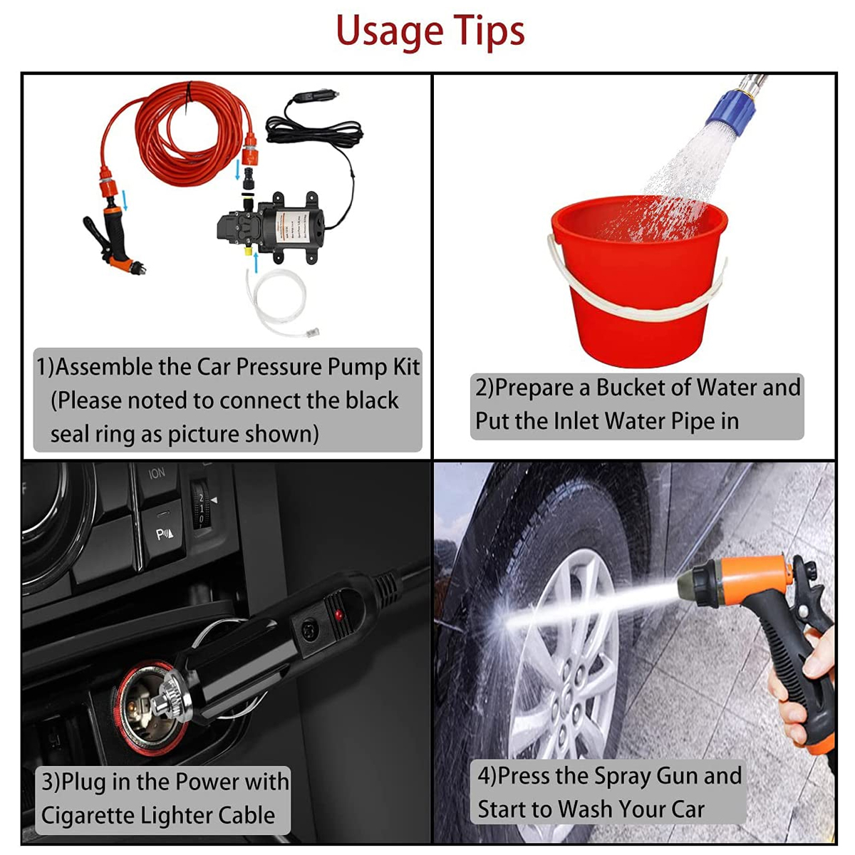 12V-High-Pressure-Cordless-Washer-Spray-Guns-Water-Guns-Cleaner--Car-Pump-Washing-Kit-1901193-10