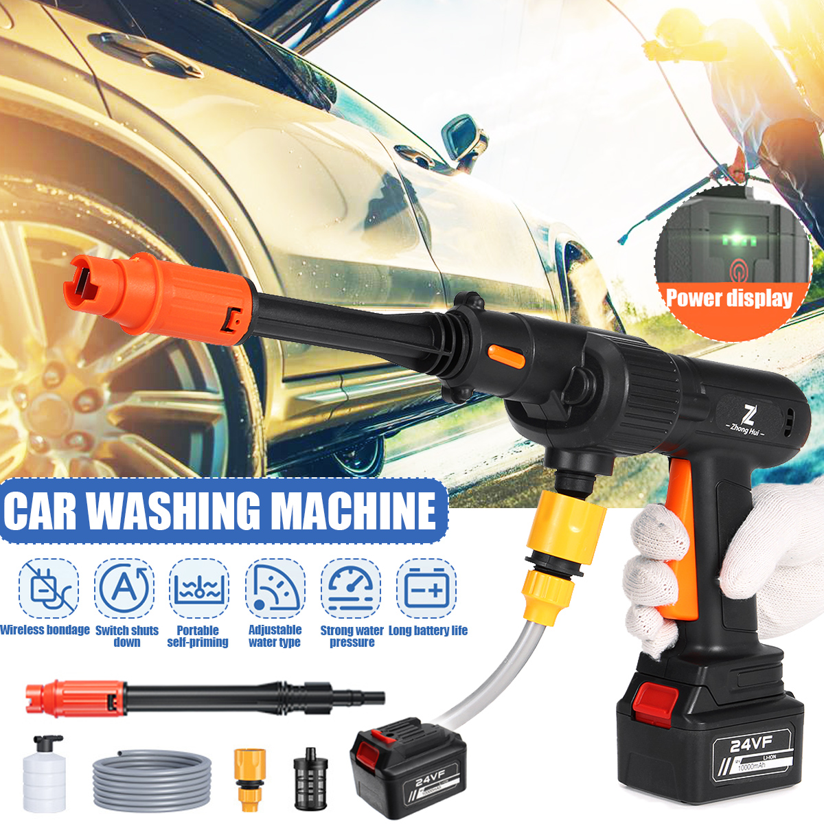 12V24V-30bar-Wireless-High-Pressure-Car-Washer-Water-Guns-Cleaning-Spray-Washing-Machine-W-Battery-o-1856697-3
