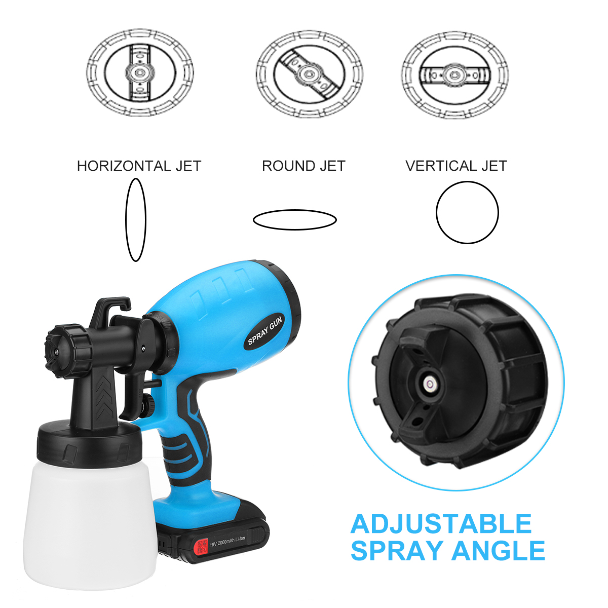 2000mAh-Portable-Electric-Paint-Sprayer-Wireless-Handheld-Spray-Guns-Home-Indoor-Fence-Painting-Tool-1851241-5