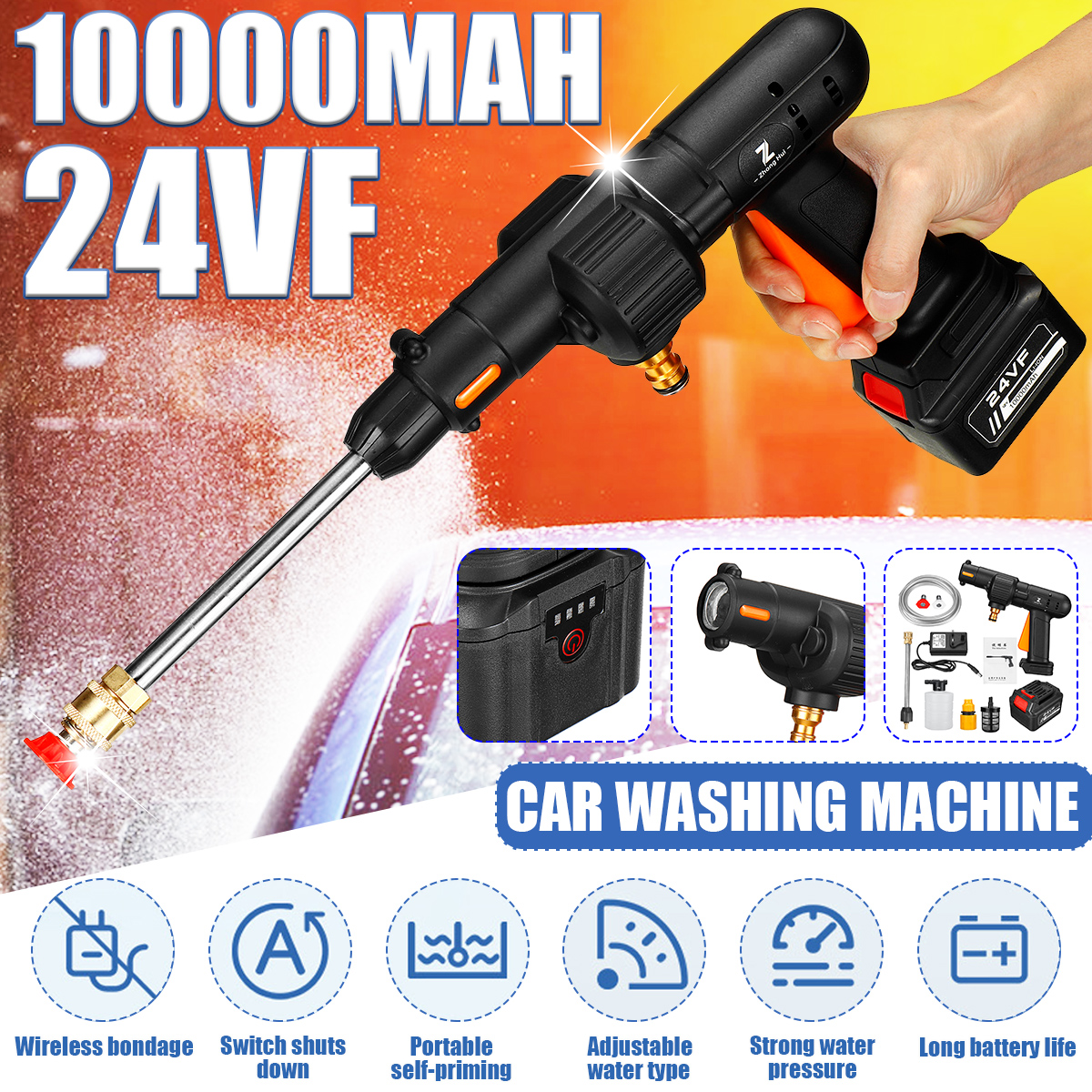 24V-Wireless-Car-Waher-10000mAH-With-Battery-Indicator-Electric-High-Pressure-Washer-Car-Washing-Mac-1856695-3