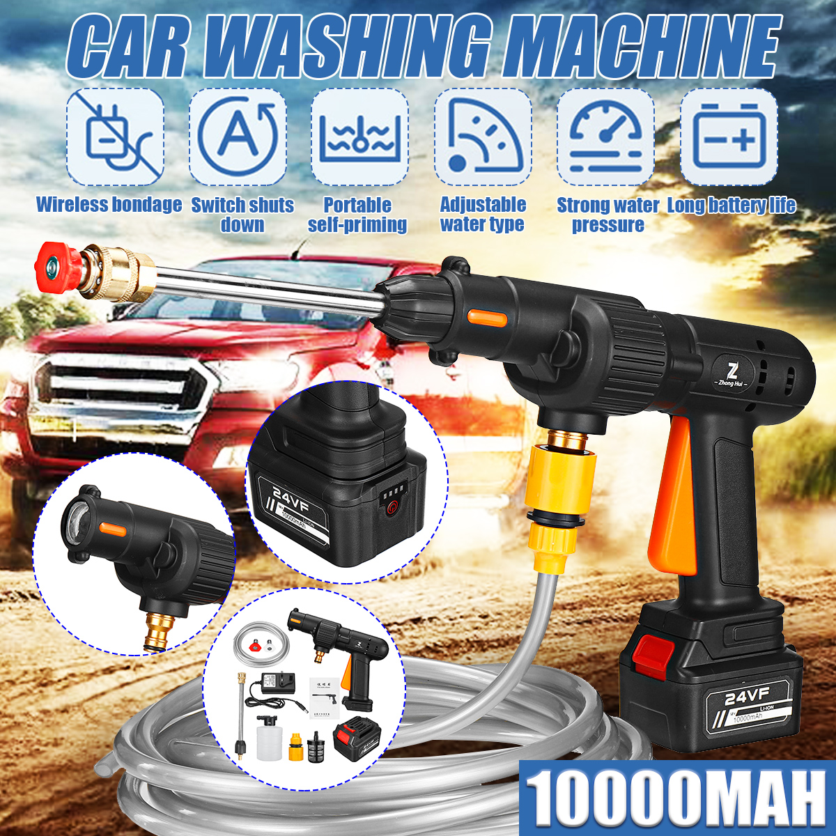24V-Wireless-Car-Waher-10000mAH-With-Battery-Indicator-Electric-High-Pressure-Washer-Car-Washing-Mac-1856695-4