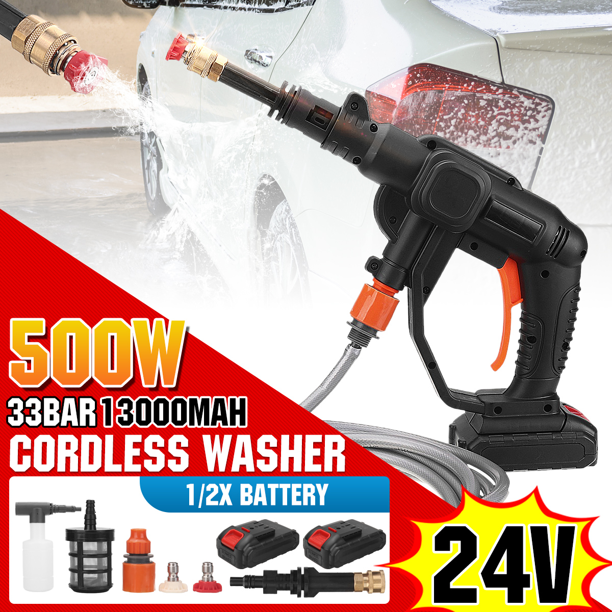 24VF-30Bar-Cordless-High-Pressure-Washer-Car-Washing-Machine-Water-Washing-Guns-W-12pcs-Battery-1851314-2