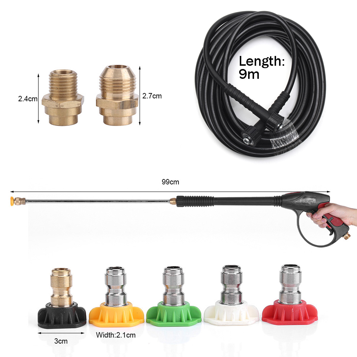 4000PSI-High-Pressure-Spraying-Gun-Wand-Lance-Water-Washer-Spraying-Tool-9M-Hose-Nozzle-5-Tips-1321155-3