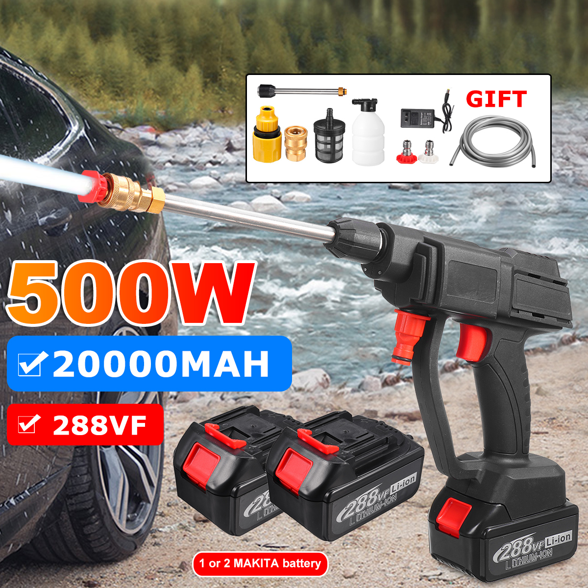 500W-288VF-Portable-High-Pressure-Washing-Machine-Wireless-High-Pressure-Car-Washer-W-12pcs-MAKITA-B-1847102-1