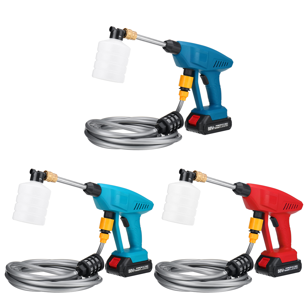 600W-Cordless-High-Pressure-Car-Power-Washer-Spray-Guns-Wand-Lance-Nozzle-Tips-Hose-Kit-W-Battery-Fo-1872419-7