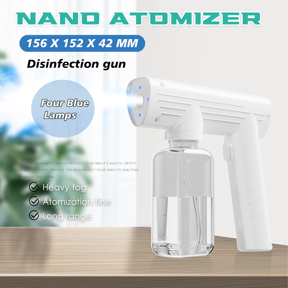 6W-240ML-Nano-Spray-Machine-Wireless-Electric-Sanitizer-Sprayer-Disinfects-Blue-Light-Steam-Spray-Gu-1908871-1