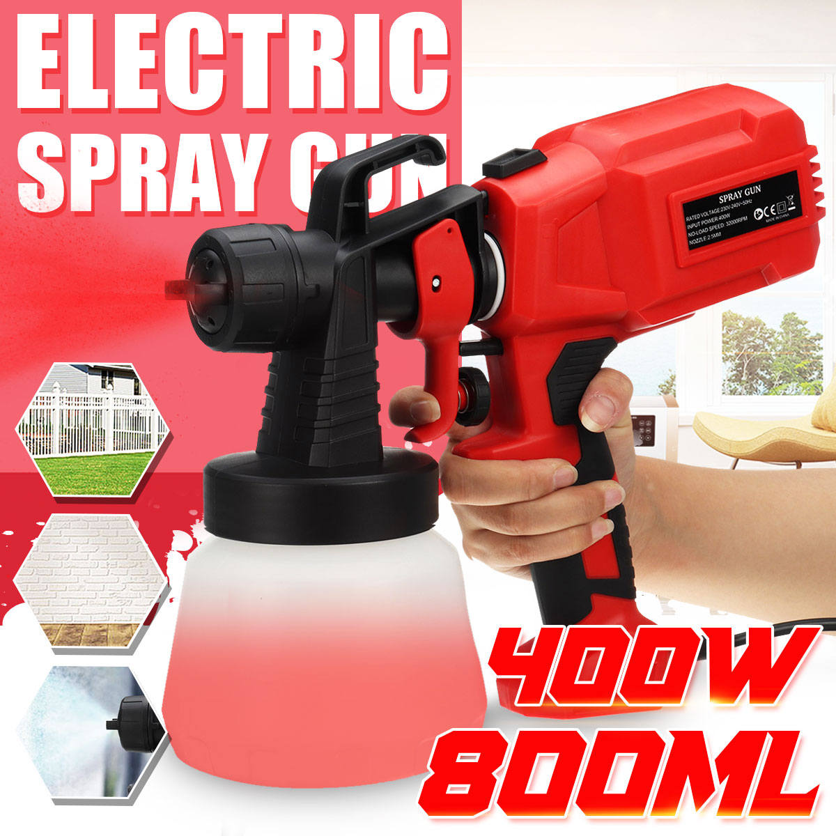 800ML-Electric-Paint-Spray-Guns-400W-32000RPM-Household-Portable-Sprayer-Disinfecting-Spray-DIY-Pain-1861676-1