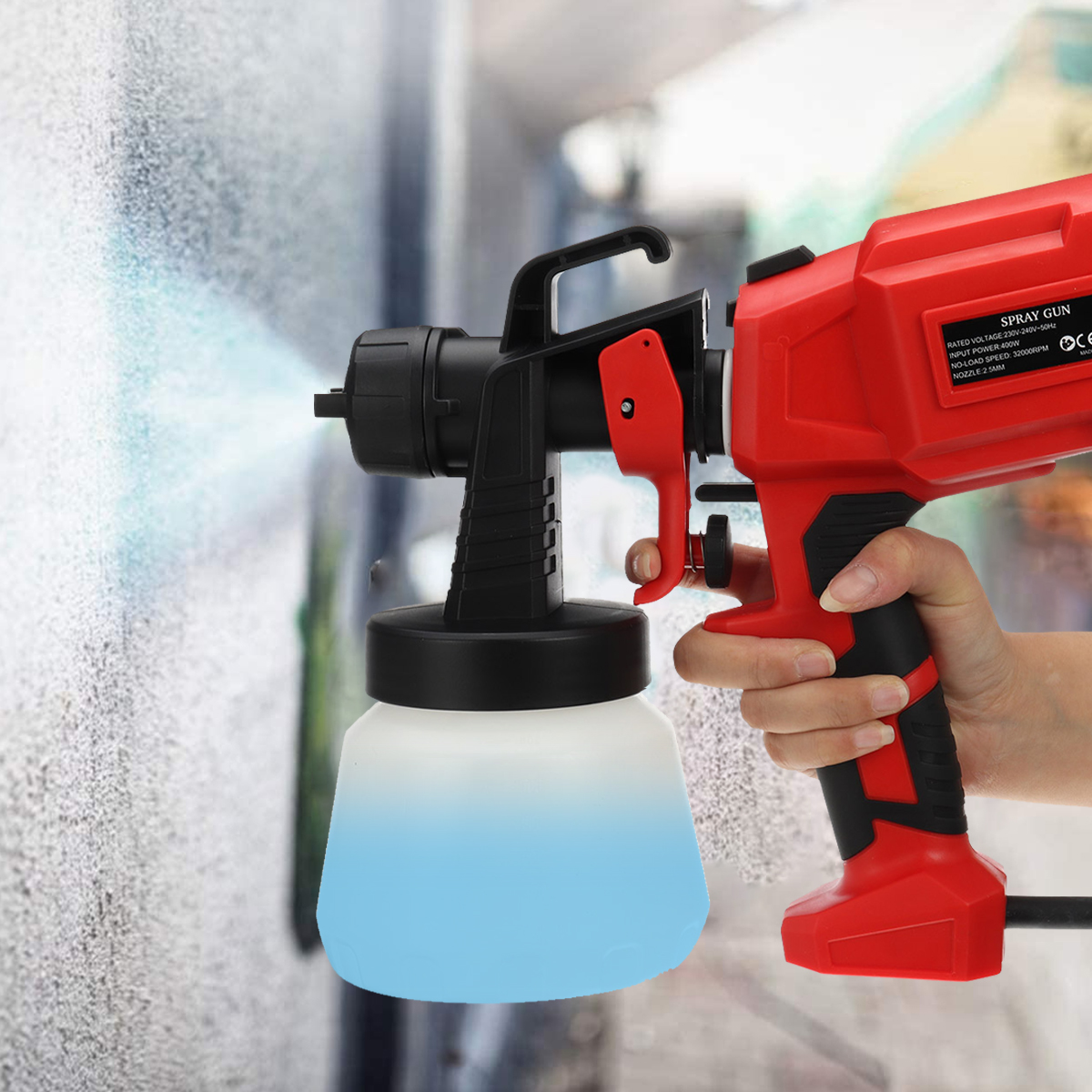 800ML-Electric-Paint-Spray-Guns-400W-32000RPM-Household-Portable-Sprayer-Disinfecting-Spray-DIY-Pain-1861676-3