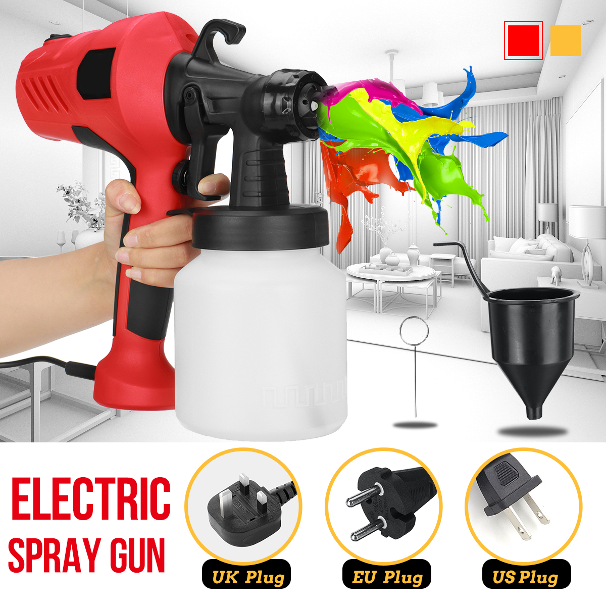 800ml-Electric-Paint-Spray-Guns-Disinfectant-Sprayer-Household-Portable-Disinfecting-Spray-DIY-Paint-1866548-1
