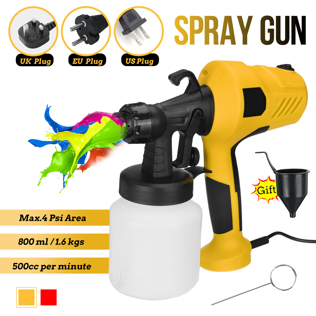 800ml-Electric-Paint-Spray-Guns-Disinfectant-Sprayer-Household-Portable-Disinfecting-Spray-DIY-Paint-1866548-2