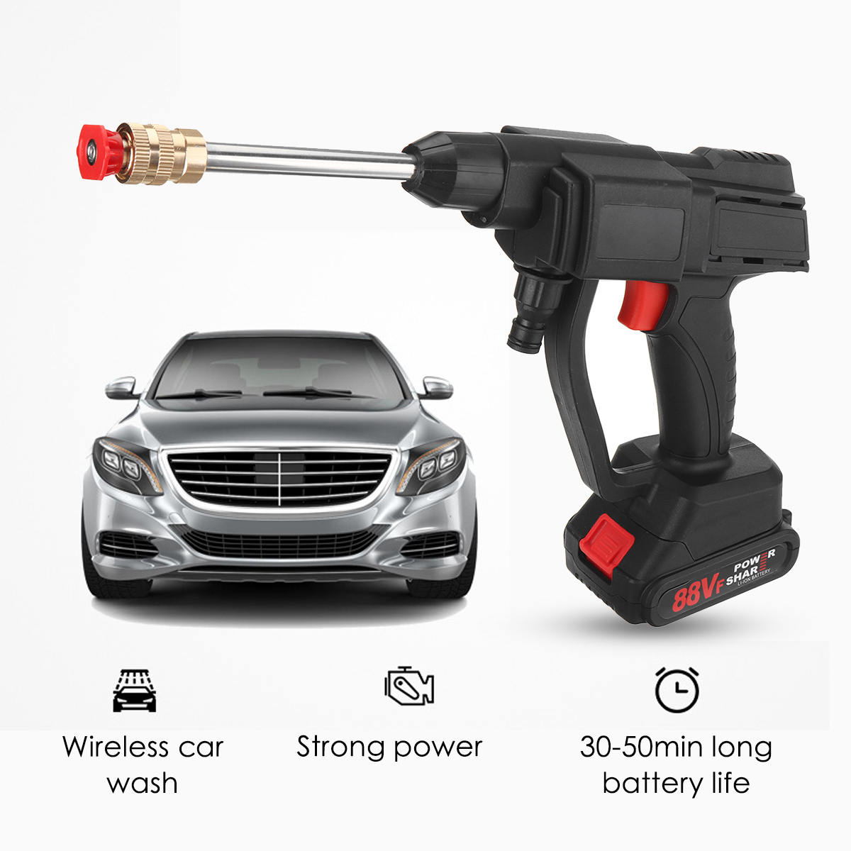 88VF-200W-High-Pressure-Washer-Car-Washing-Machine-Car-Shower-Water-Spray-Guns-W-None12-Battery-For--1859074-3