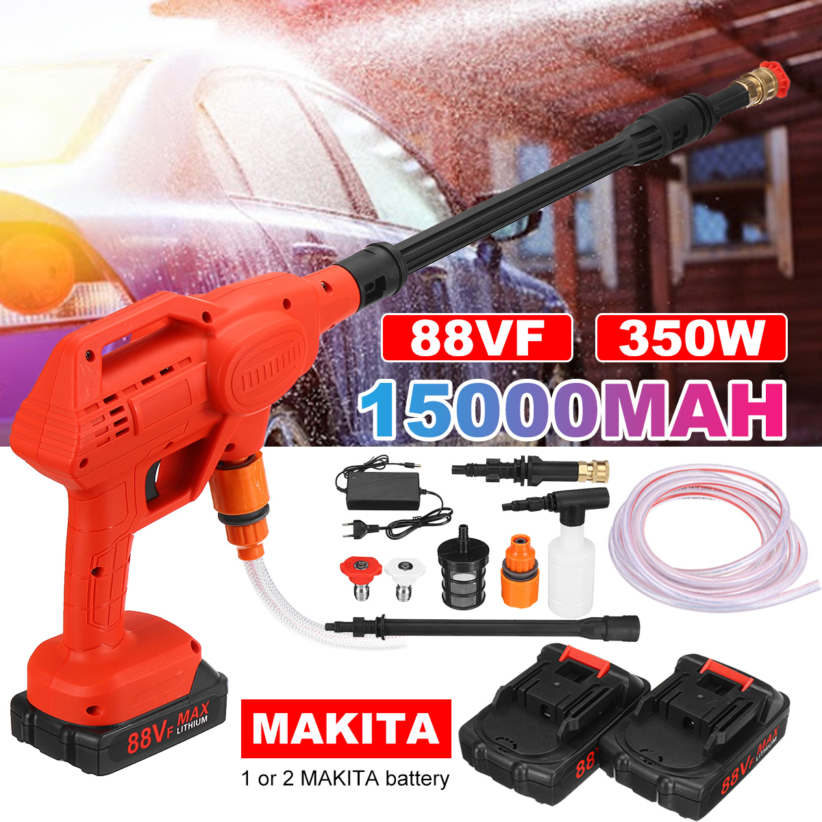 88VF-350W-15000mAh-High-Power-Washing-Machine-High-Pressure-Car-Washer-W-1-or-2pcs-Makita-Battery-1849691-2