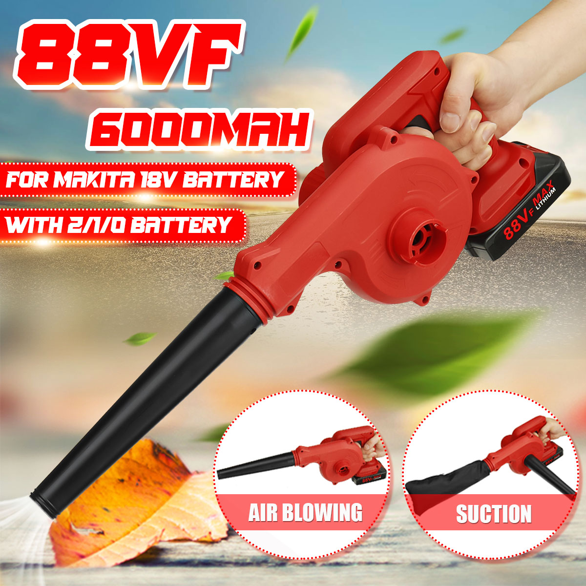 88VF-Garden-Cordless-Air-Blower-Vacuum-Cleaner-Blower-For-Dust-Blowing-W-None12pcs-Battery-Also-for--1851657-1