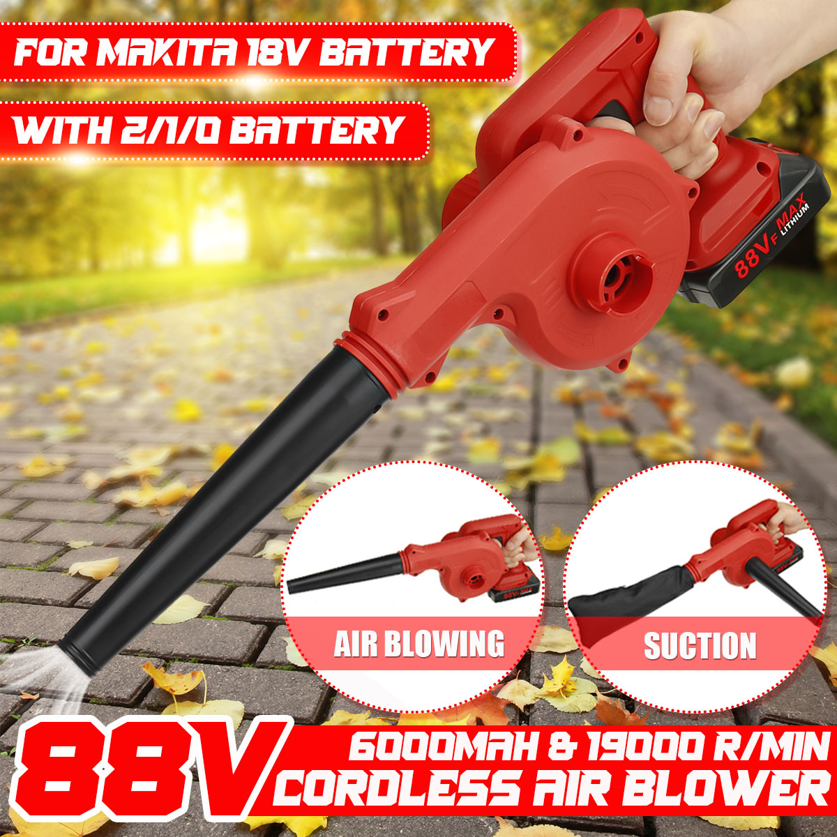 88VF-Garden-Cordless-Air-Blower-Vacuum-Cleaner-Blower-For-Dust-Blowing-W-None12pcs-Battery-Also-for--1851657-2