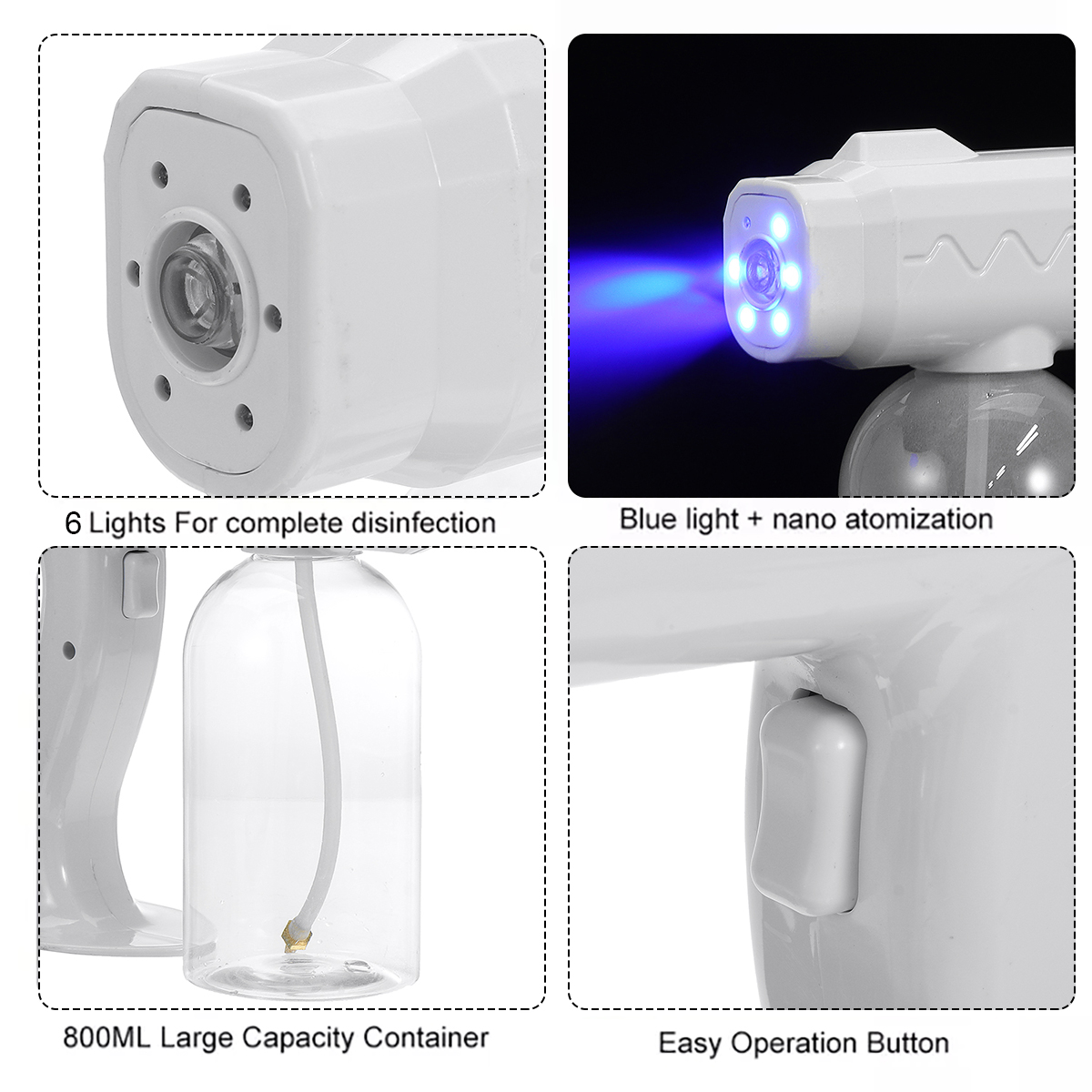 Electric-Spray-Guns-Spray-Machine-Wireless-Electric-Sanitizer-800ML-Sprayer-Disinfects-Blue-Light-St-1903066-6