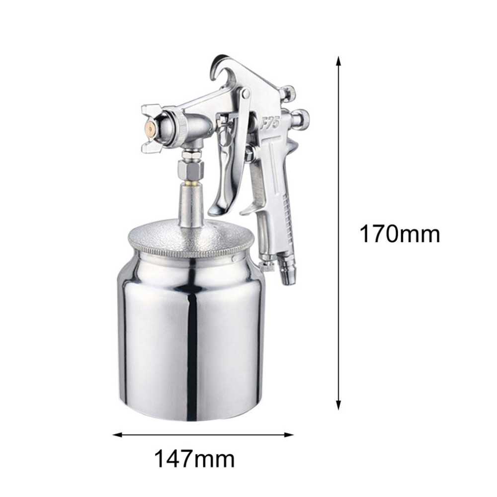 F75-400ML-Pneumatic-Spray-Airbrush-Sprayer-Alloy-Painting-Atomizer-Airbrush-Tool-With-Hopper-For-Car-1382475-4