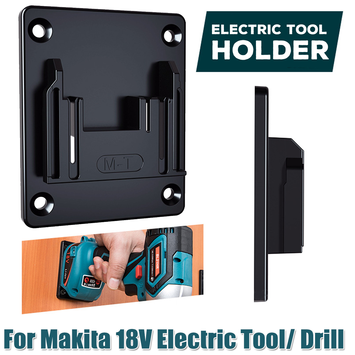 For-Makita-18V-LXT-Tool-Drill-Holder-Wall-Mount-Brackets-Hook-Storage-Rack-Van-1835476-4