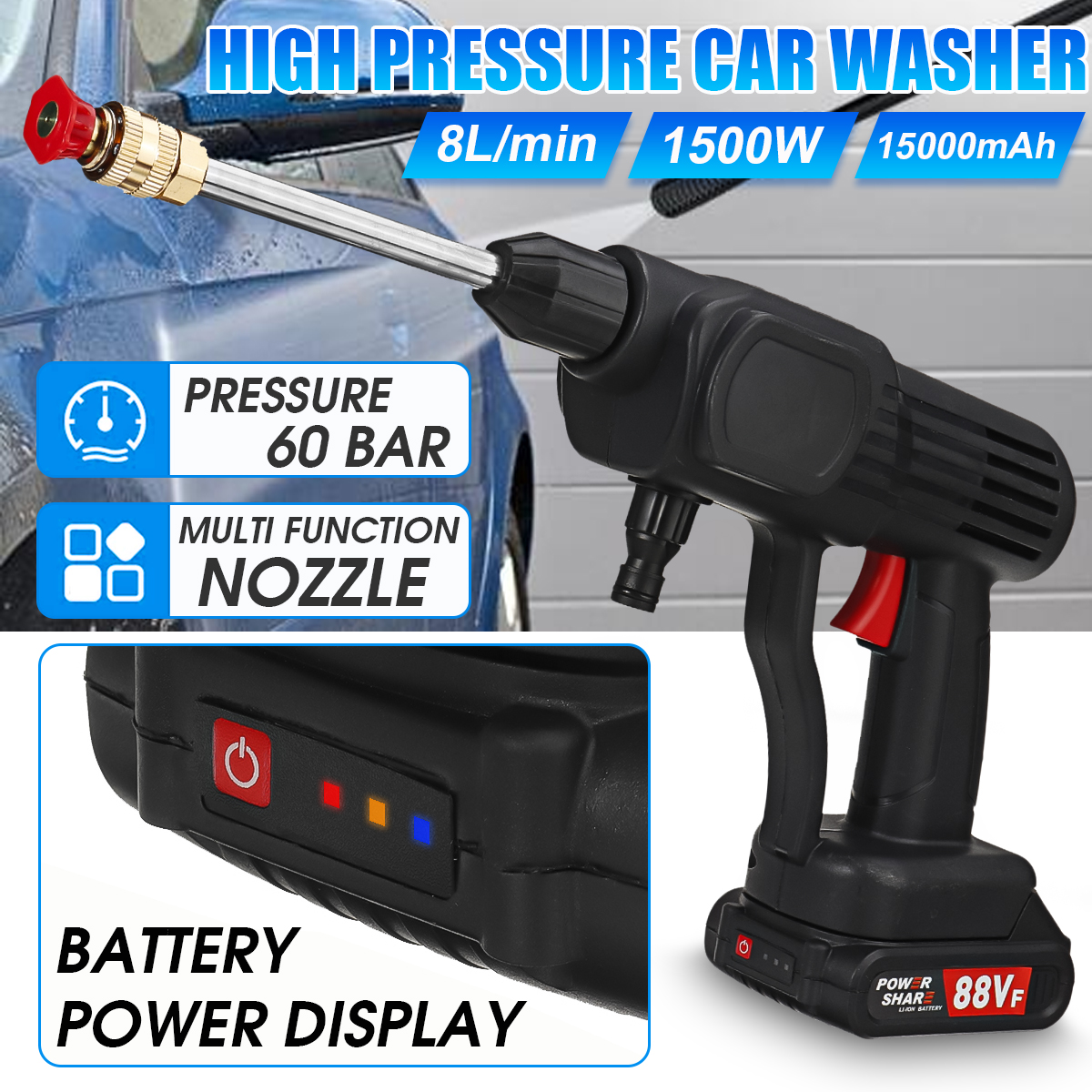 High-Pressure-Cordless-Washer-Spray-Guns-Washer-Water-Cleaner-W-1-or-2-Battery-For-Makita-18V-Batter-1891617-2