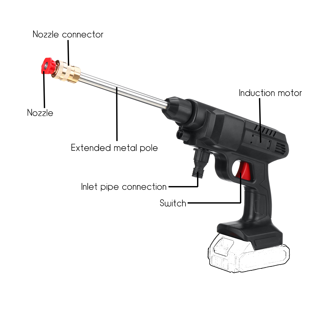 High-Pressure-Washer-Car-Washing-Machine-Water-Cleaning-Spray-Guns-For-Makita-Battery-1879565-8