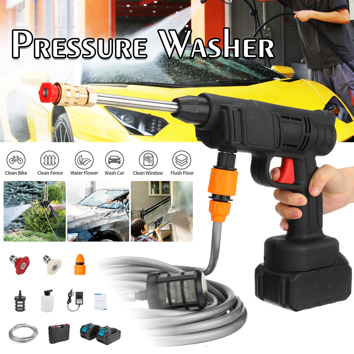High-Pressure-Washer-Wireless-Car-Washine-Machine-Water-Spray-Guns-W-12pcs-Battery-1858561-2