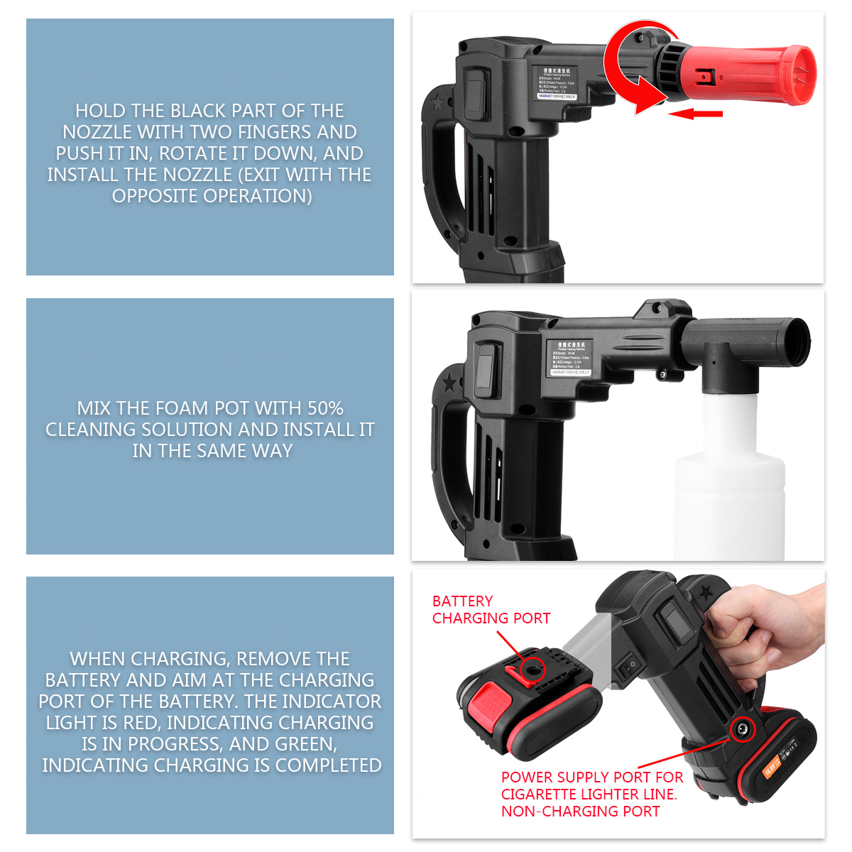Rechargable-High-Pressure-Car-Washer-Cleaning-Wand-Nozzle-Spray-Guns-Flow-Controls-Tool-W-Filter-Wat-1837431-2
