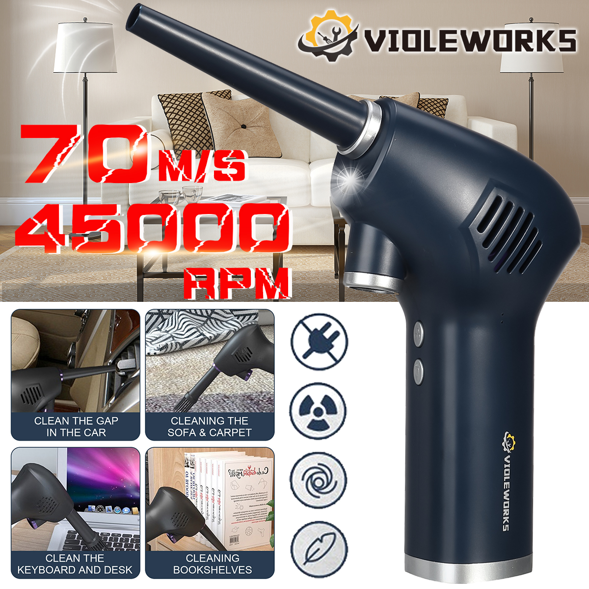 VIOLEWORKS-45000RPM-Cordless-Air-Duster-Air-Blower-High-Pressure-Cleaner-for-Computer-Car-Cleaning-T-1851018-2