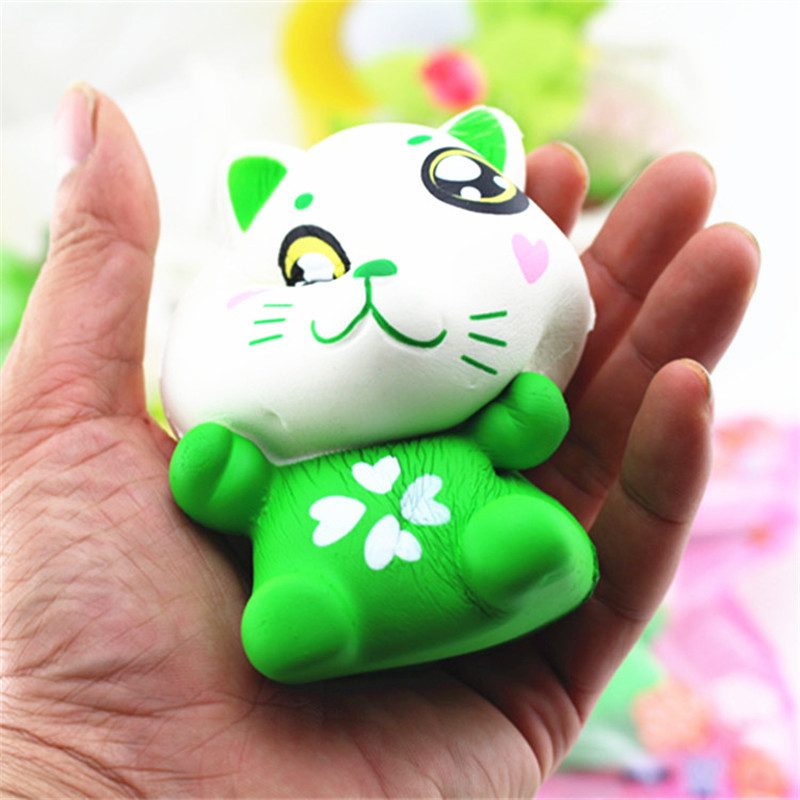 115cm-PU-Corful-Green-Cat-Slow-Rising-Squishy-Decompression-Toys-With-Original-Packaging-1219362-3