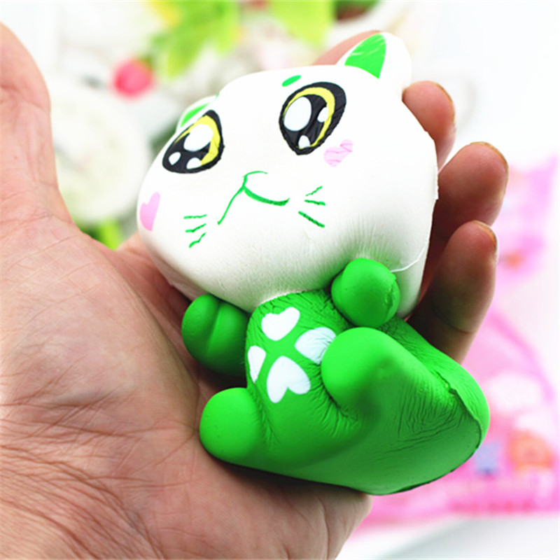 115cm-PU-Corful-Green-Cat-Slow-Rising-Squishy-Decompression-Toys-With-Original-Packaging-1219362-7
