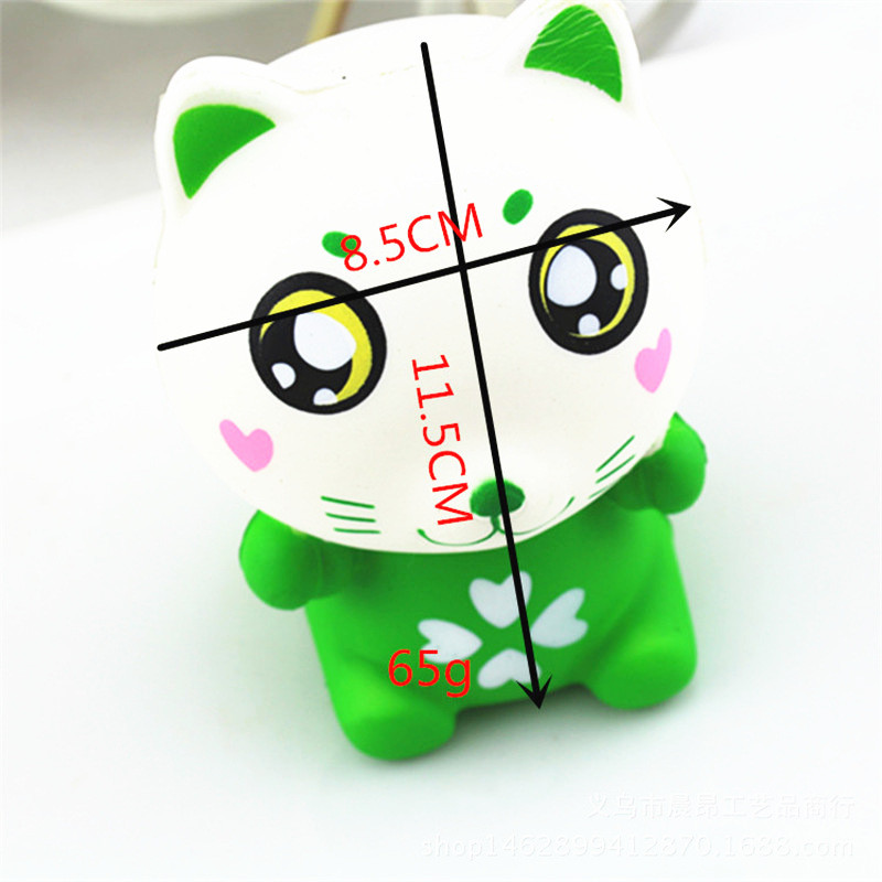 115cm-PU-Corful-Green-Cat-Slow-Rising-Squishy-Decompression-Toys-With-Original-Packaging-1219362-8