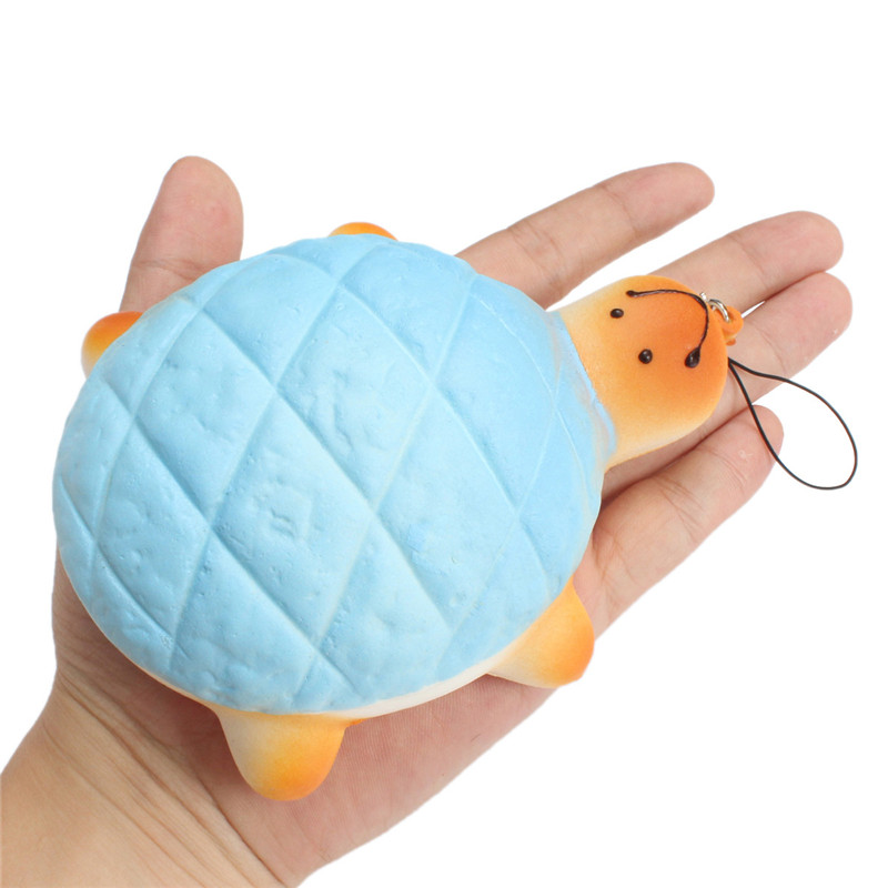 13cm-Soft-Kawaii-Cute-little-Turtle-Phone-Bread-Bun-Squishy-Charms-With-Rope-Random-Color-1074817-5