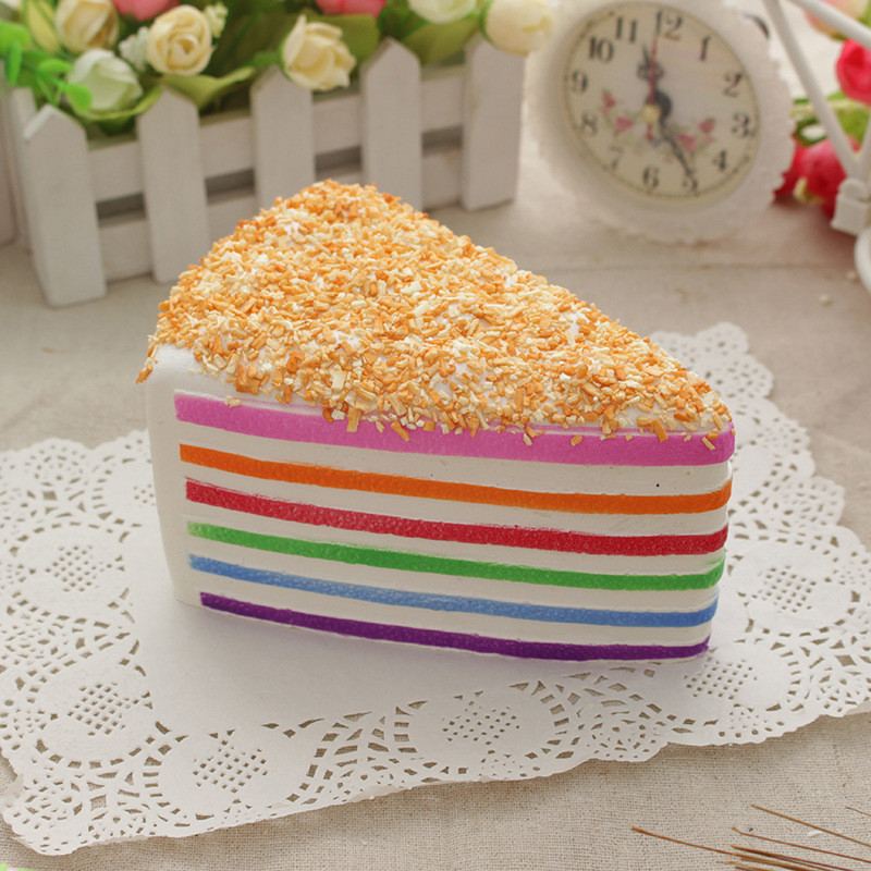 14x9x8cm-Squishy-Rainbow-Cake-Simulation-Super-Slow-Rising-Fun-Gift-Toy-Decoration-1118758-3