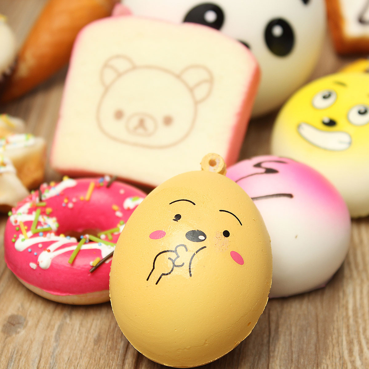 18PCS-Squishy-Christmas-Gift-Decor-Panda-Cup-Cake-Toasts-Buns-Donuts-Random-Soft-Cell-Phone-Straps-1069615-6
