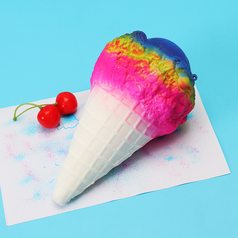 19cm-Jumbo-Squishy-Ice-Cream-Multicolor-Slow-Rising-Soft-Collection-Gift-Decor-Toy-1239415-7