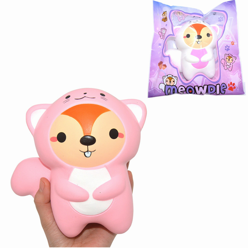 2PCS-Amourie-Meowpie-Squishy-Squirrel-Slow-Rising-Animal-16cm-Squeeze-Gift-Collection-With-Packing-1261922-3