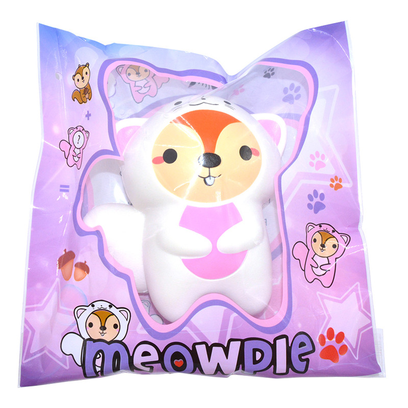2PCS-Amourie-Meowpie-Squishy-Squirrel-Slow-Rising-Animal-16cm-Squeeze-Gift-Collection-With-Packing-1261922-9