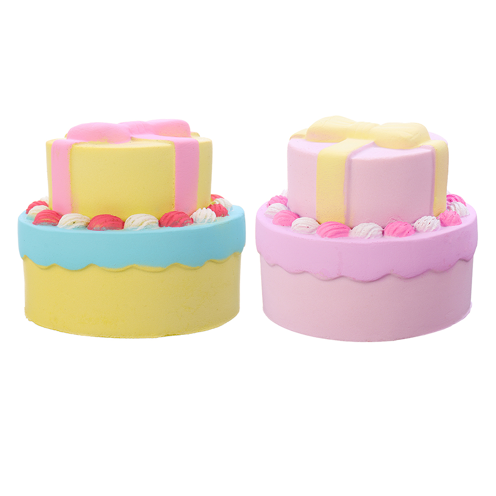 Bow-knot-Double-Cake-Squishy-9CM-Jumbo-With-Packaging-Collection-Gift-1381610-3