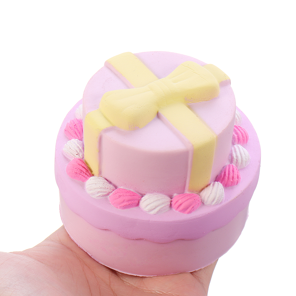 Bow-knot-Double-Cake-Squishy-9CM-Jumbo-With-Packaging-Collection-Gift-1381610-5