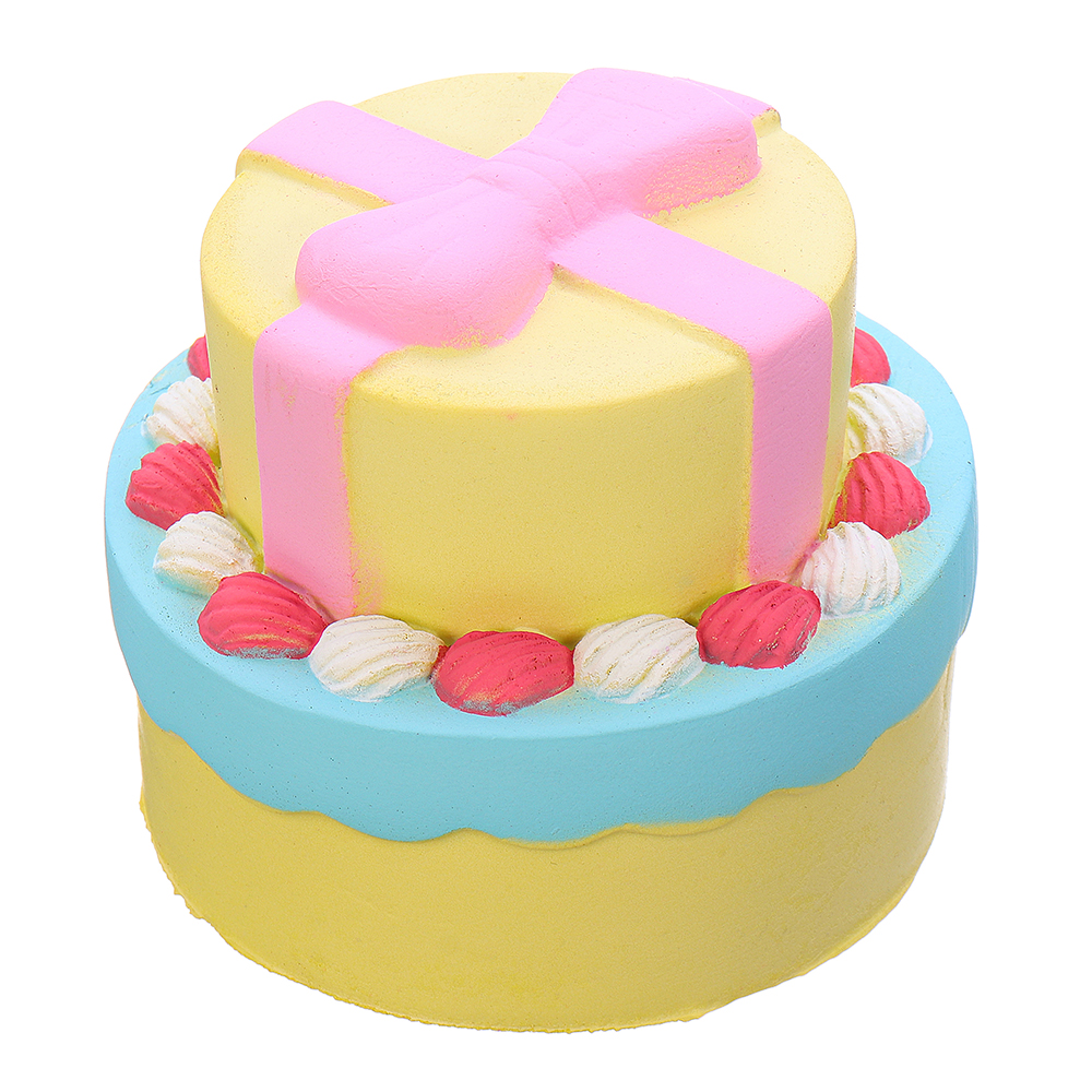 Bow-knot-Double-Cake-Squishy-9CM-Jumbo-With-Packaging-Collection-Gift-1381610-6