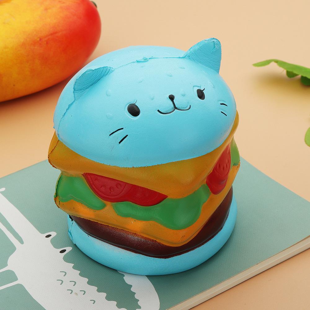 Burger-Cat-Squishy-10595-CM-Slow-Rising-Collection-Gift-Soft-Fun-Animal-Toy-1304091-9