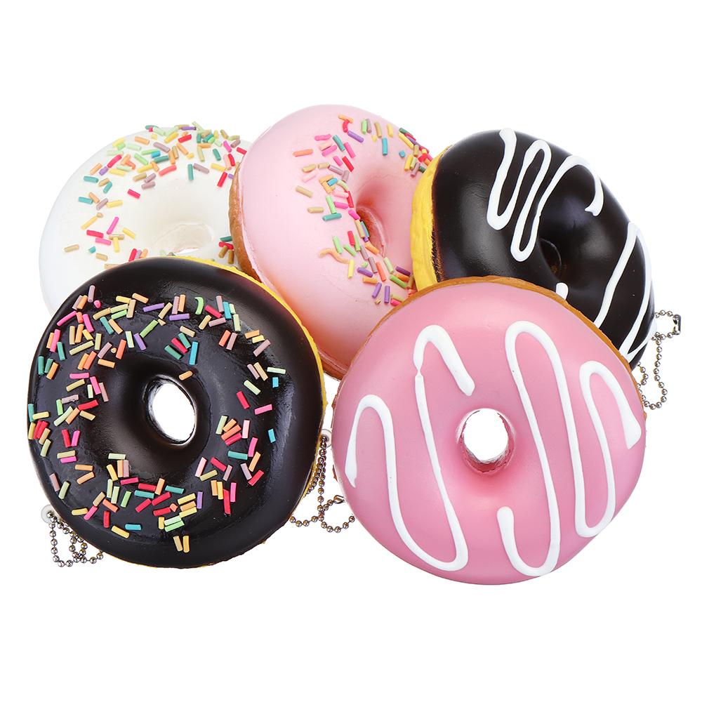 Cake-Squishy-Chocolate-Donuts-9CM-Scented-Doughnuts-Squeeze-Jumbo-Gift-Collection-With-Packaging-1390890-2